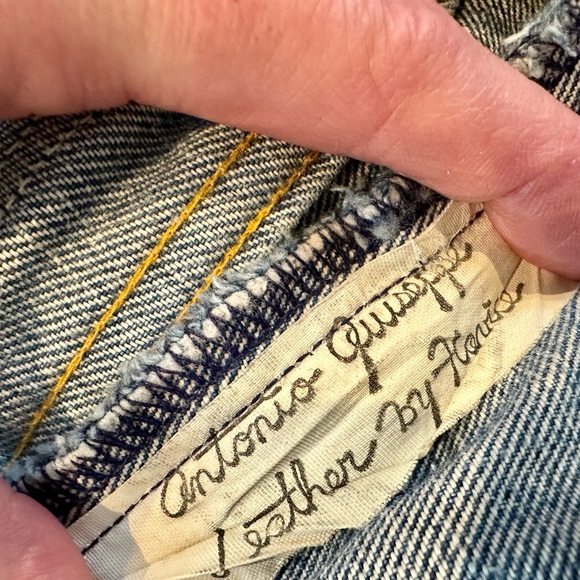One of a kind Antonio Giuseppe 70’s vintage patchwork jeans - Picture 5 of 6